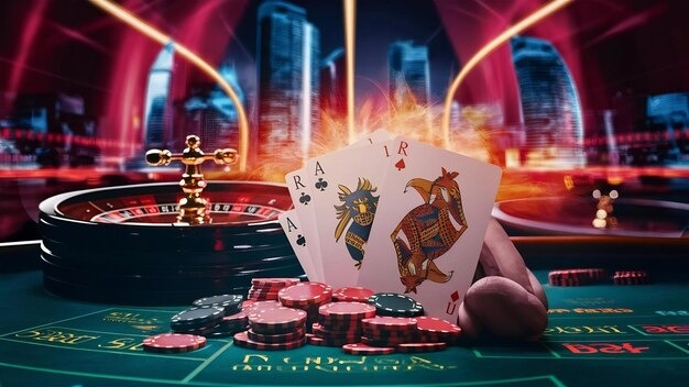 Fortune Tiger dealer at blackjack table